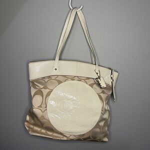 Coach Laura Signature Tote Bag